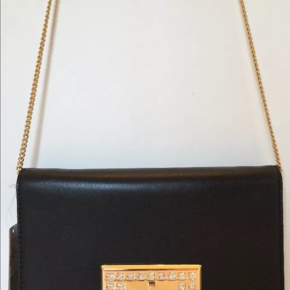 Michael Kors Ellie Medium Clutch  Bag Black - Picture 5 of 7